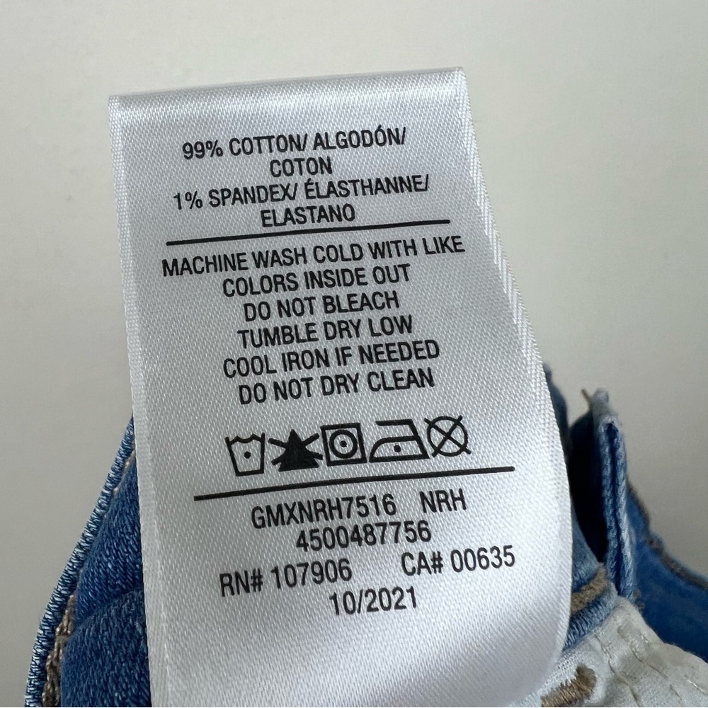 🎁 Hudson Natalie Midrise Slim Boyfriend Crop Jeans 27 Women’s Blue - Picture 9 of 9
